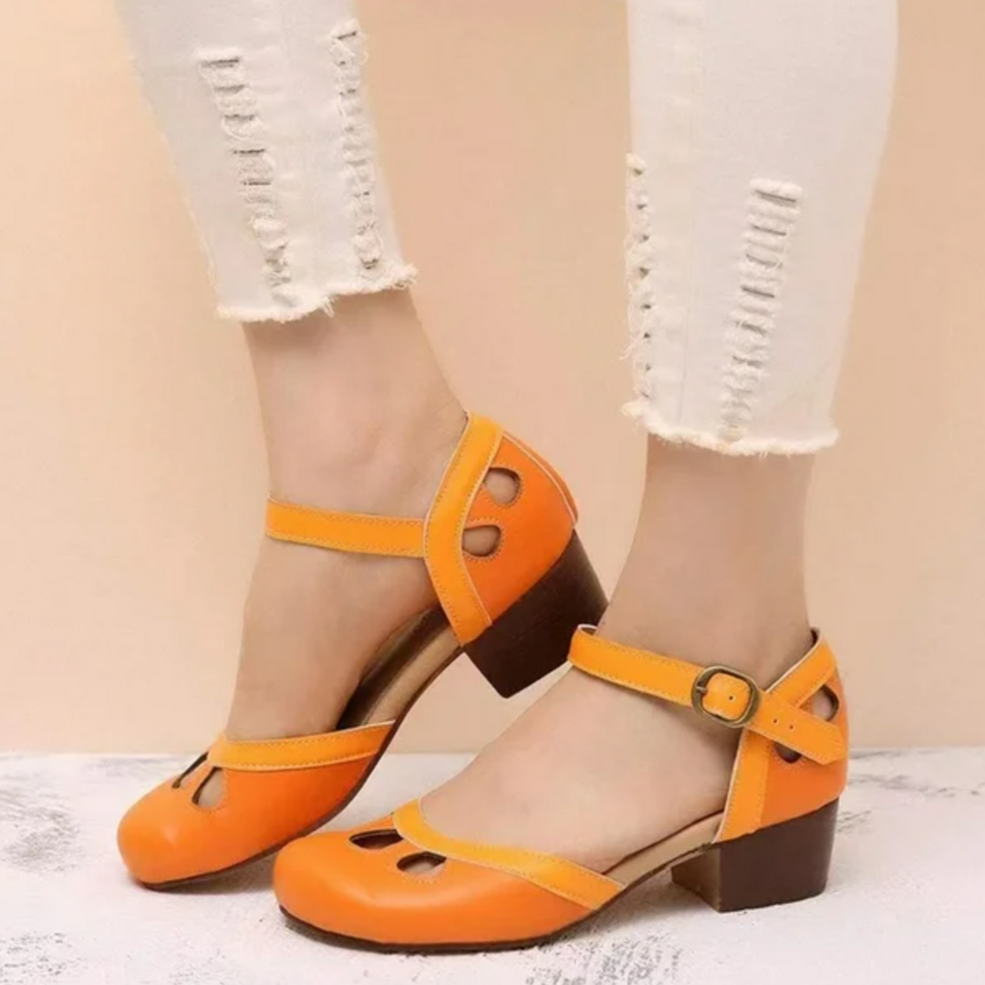 Women's Comfortable Low-Heeled Sandals