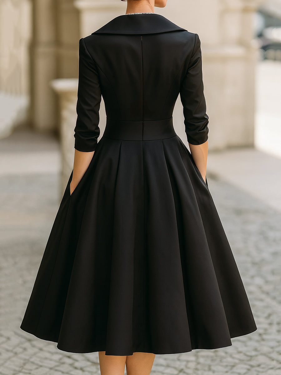ALICIA | Elegant Midi Dress