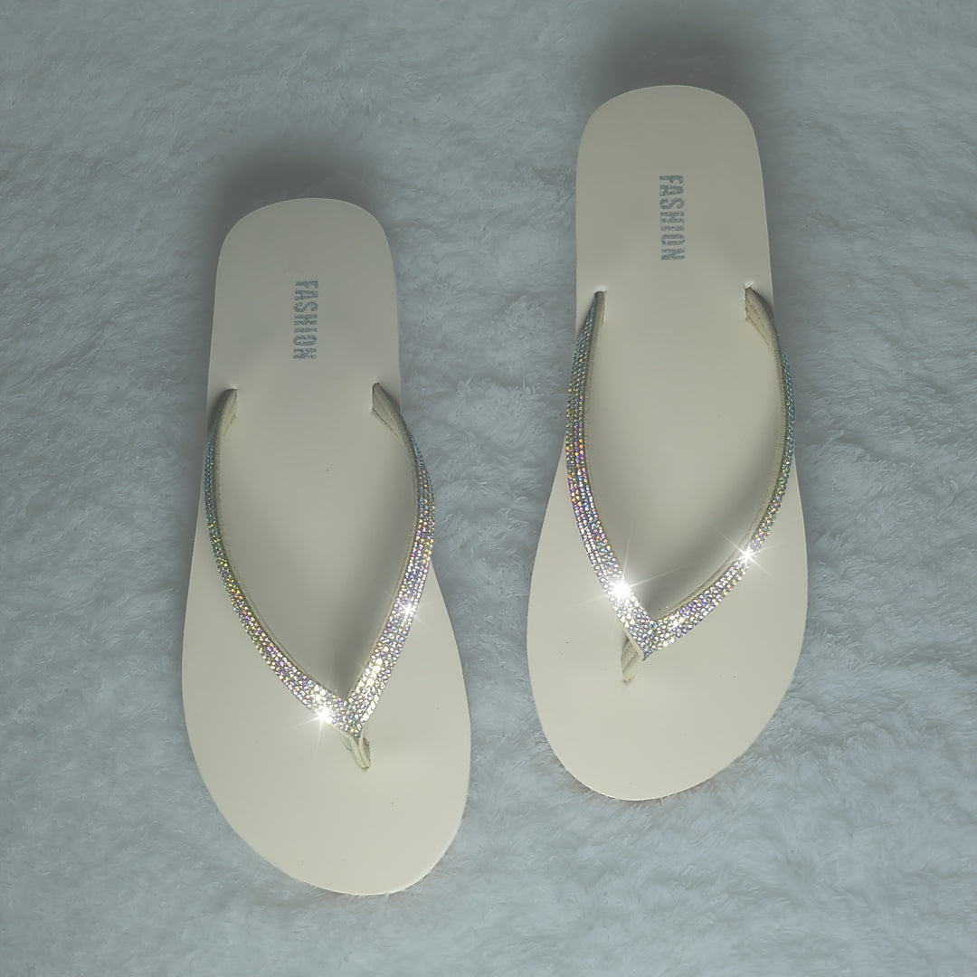 The Elara Embellished Flip Flop