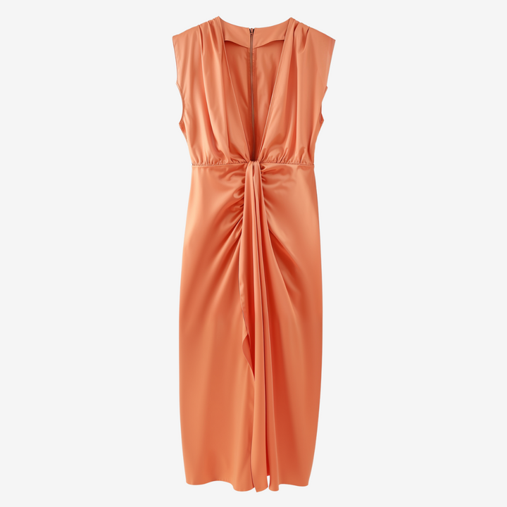 Assia™ Draped Midi Dress