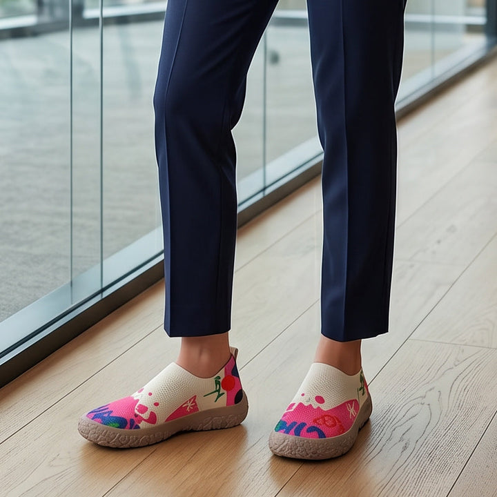 Zara | Artistic Print Slip-On