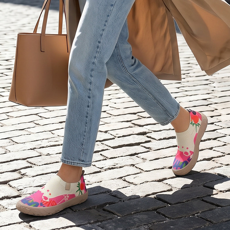 Zara | Artistic Print Slip-On