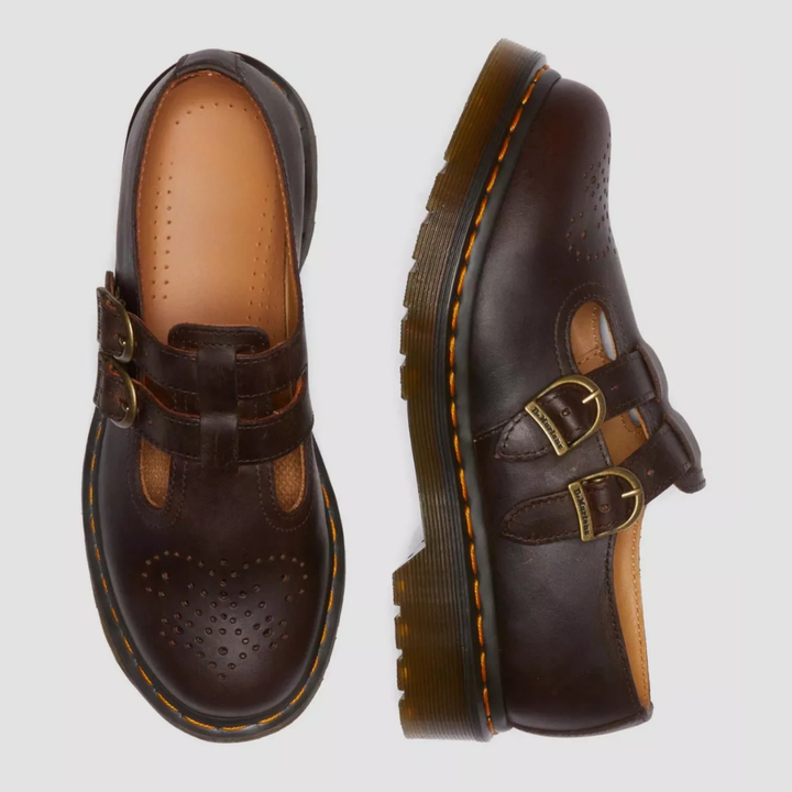 Laura | Double Buckle Mary Jane Flats