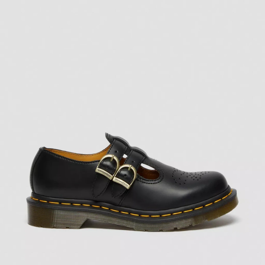 Laura | Double Buckle Mary Jane Flats