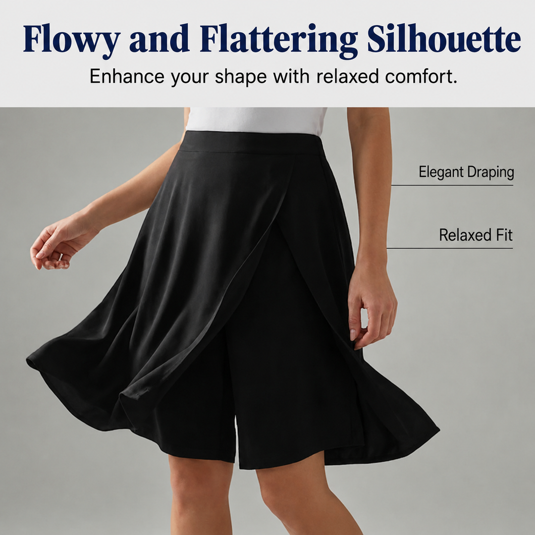 Libertine™ | Elastic Waist Skort with Pockets for Active Freedom