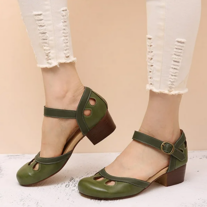 Women's Comfortable Low-Heeled Sandals