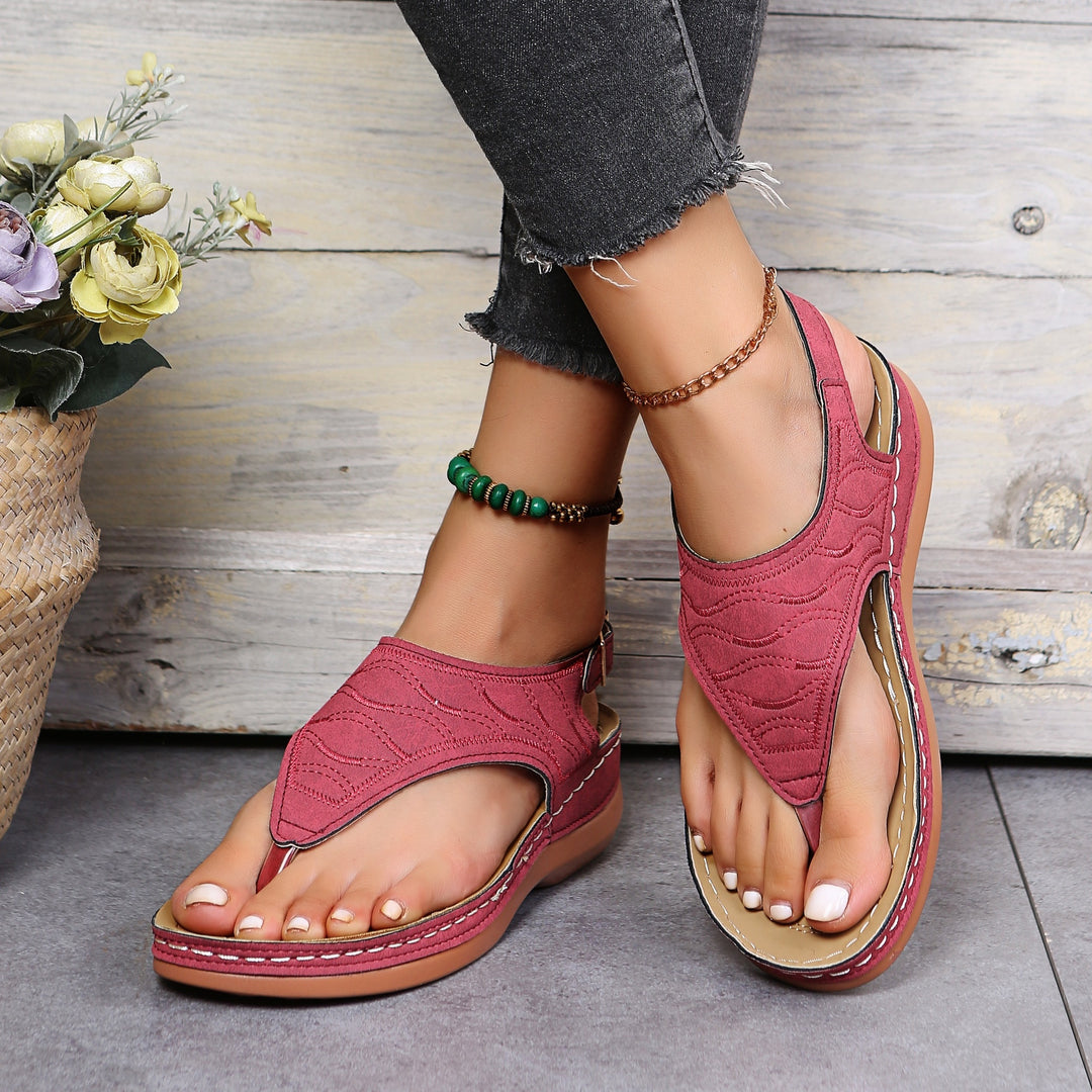 The Celeste Wedge Sandal