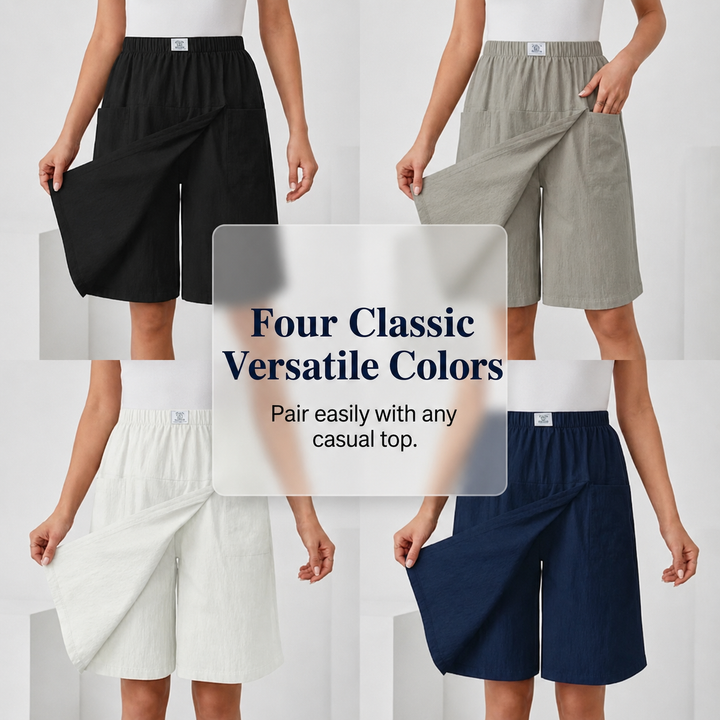 Libertine™ | Elastic Waist Skort with Pockets for Active Freedom