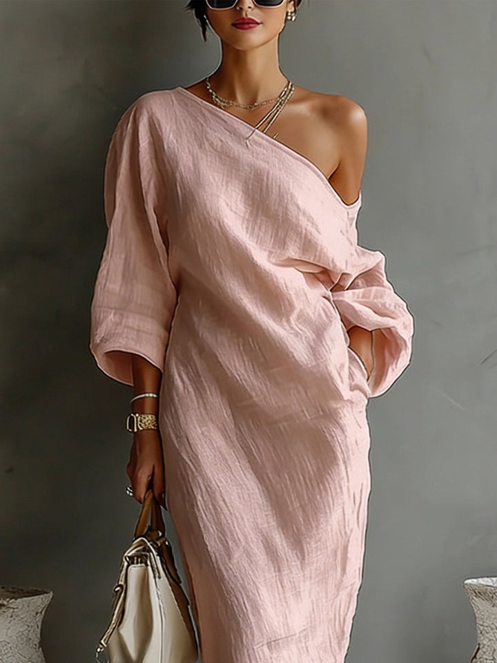 Ruth | Balloon Sleeve Long Dress