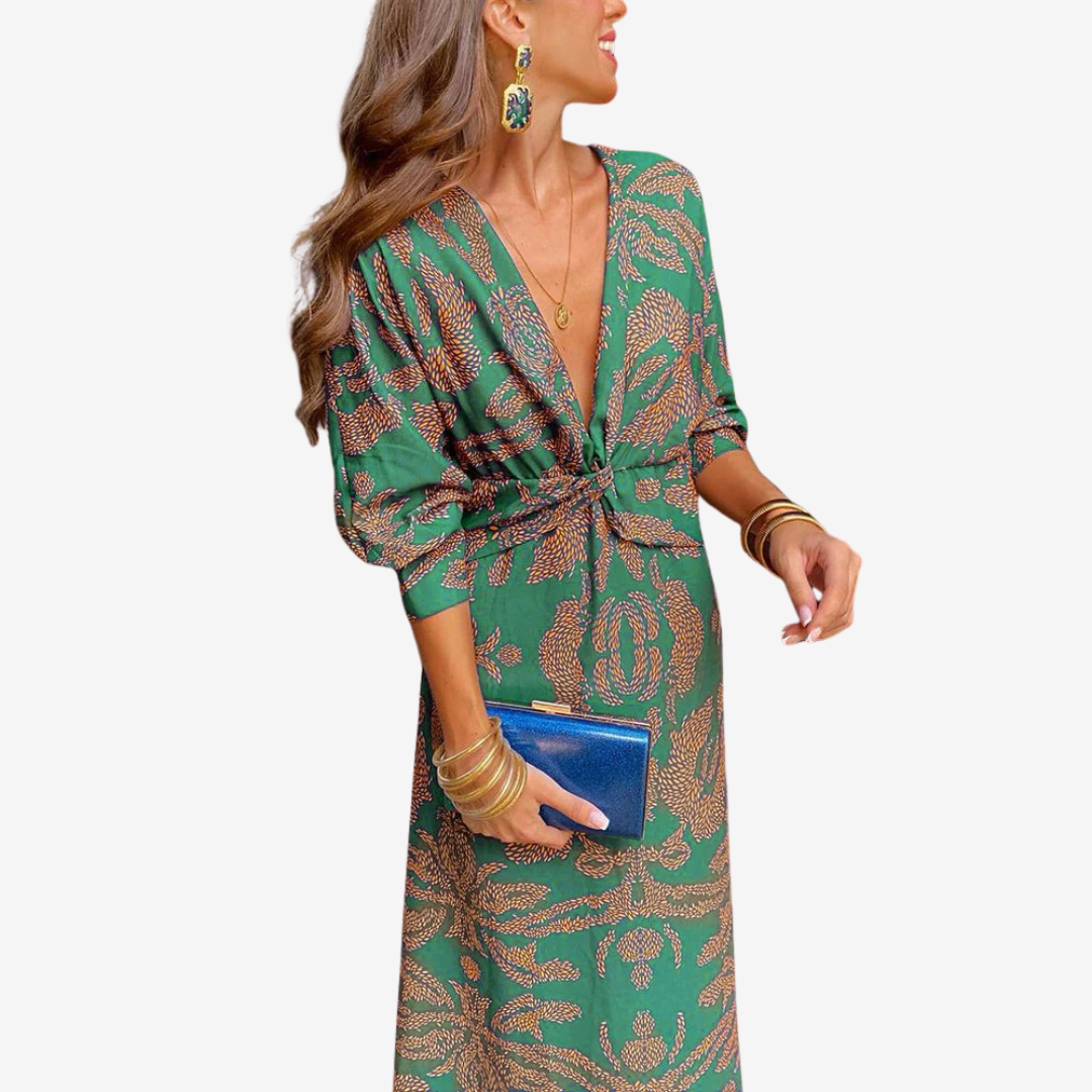 Doriane | Midi Wrap Dress