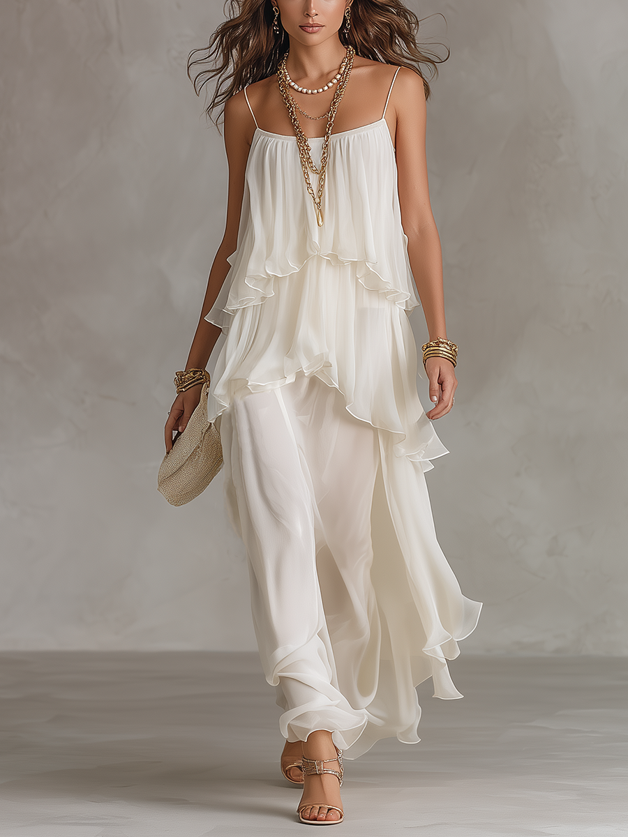 AURELIA | Maxi Chiffon Dress