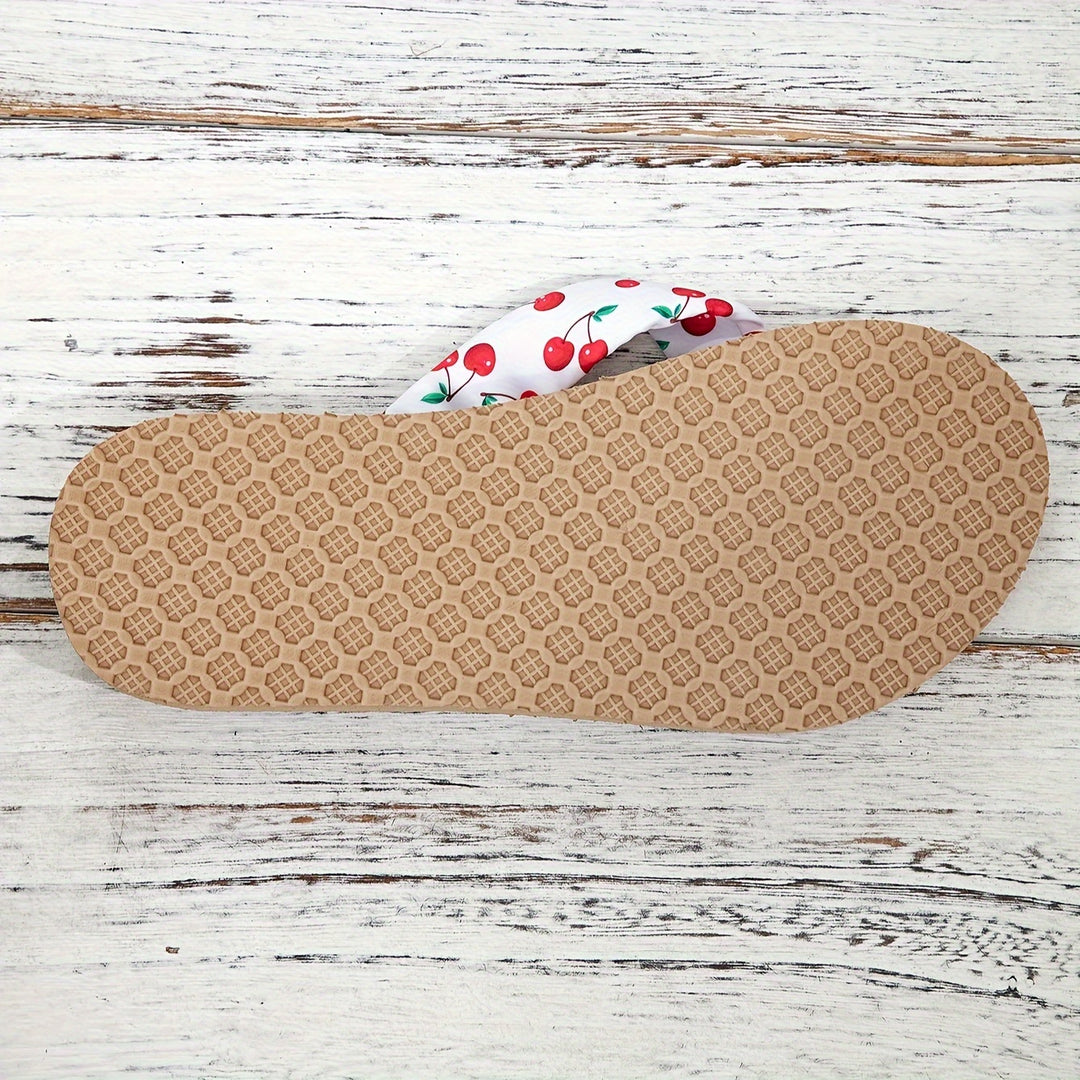 The Rosette Print Flip Flop