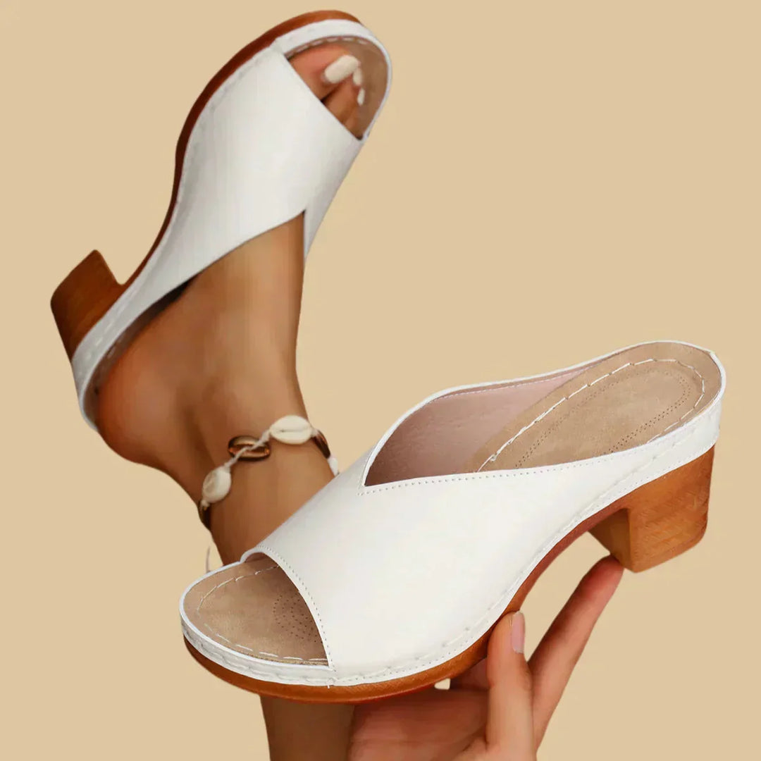 Women's Orthopedic Sandals with Thick Heels