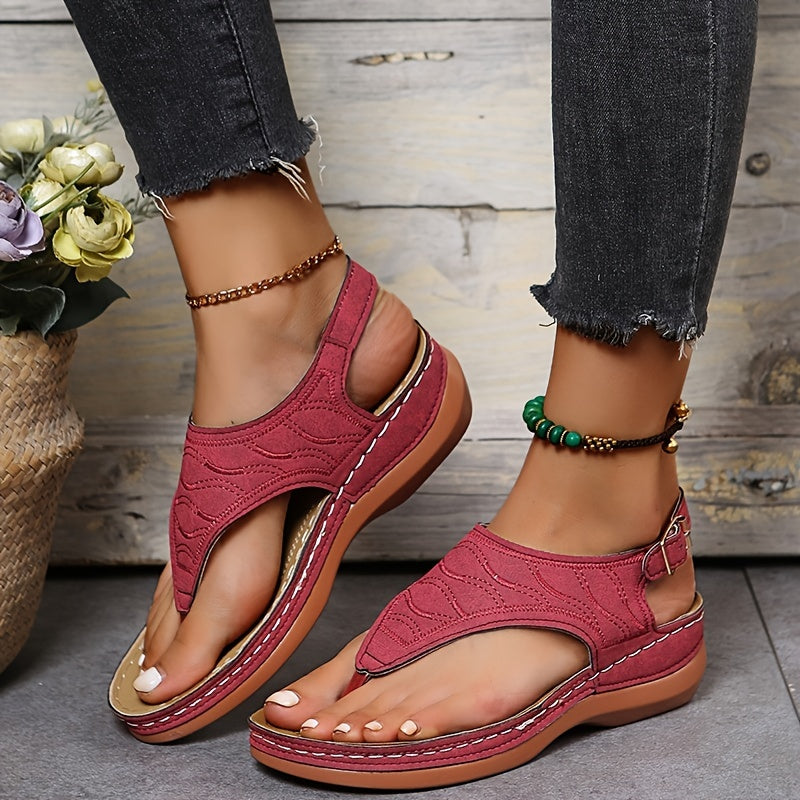 The Celeste Wedge Sandal
