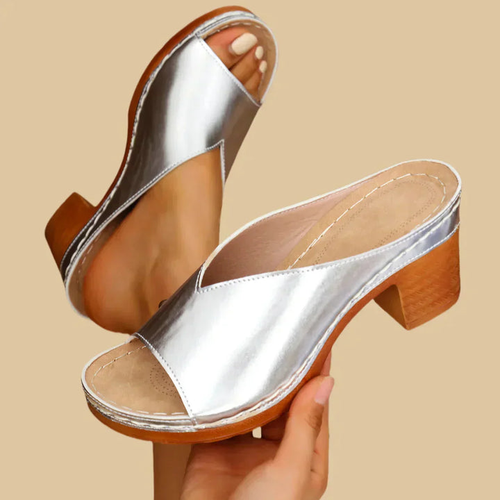 Women's Orthopedic Sandals with Thick Heels