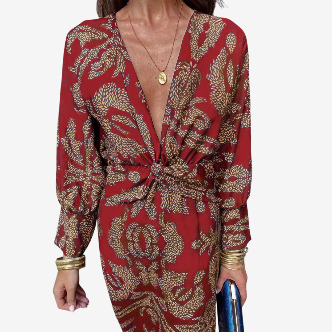 Doriane | Midi Wrap Dress