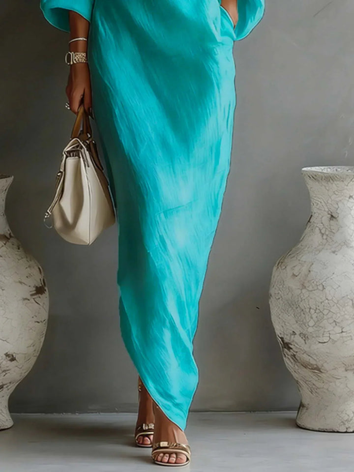 Ruth | Balloon Sleeve Long Dress