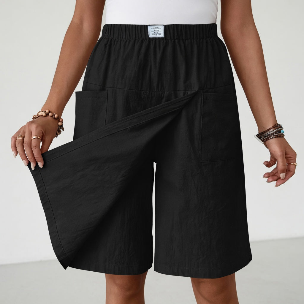 Libertine™ | Elastic Waist Skort with Pockets for Active Freedom