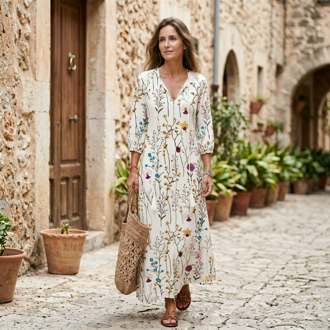 Leonor - Boho Vintage Womens Summer Dress
