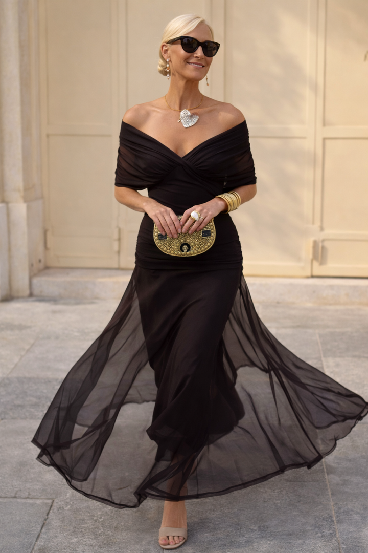 MARELLA | Maxi V-Neck Dress
