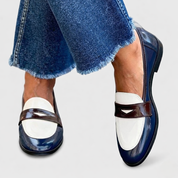 Claudia™ | Moccasins with Contrast