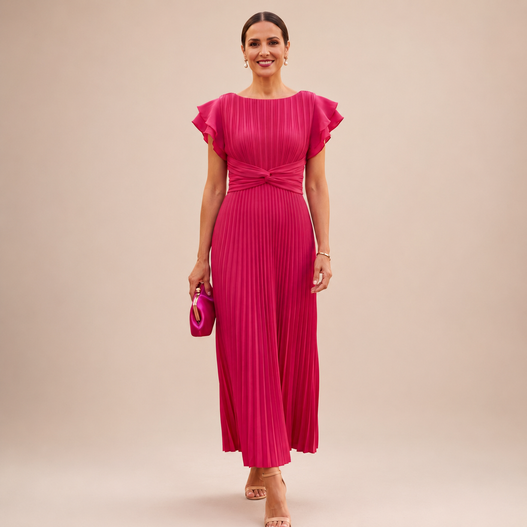 ANNA | PLEATED DRESS