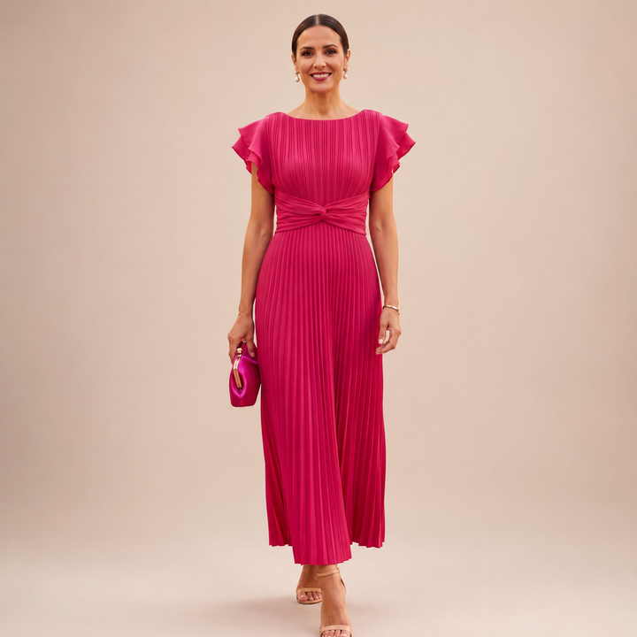 ANNA | PLEATED DRESS