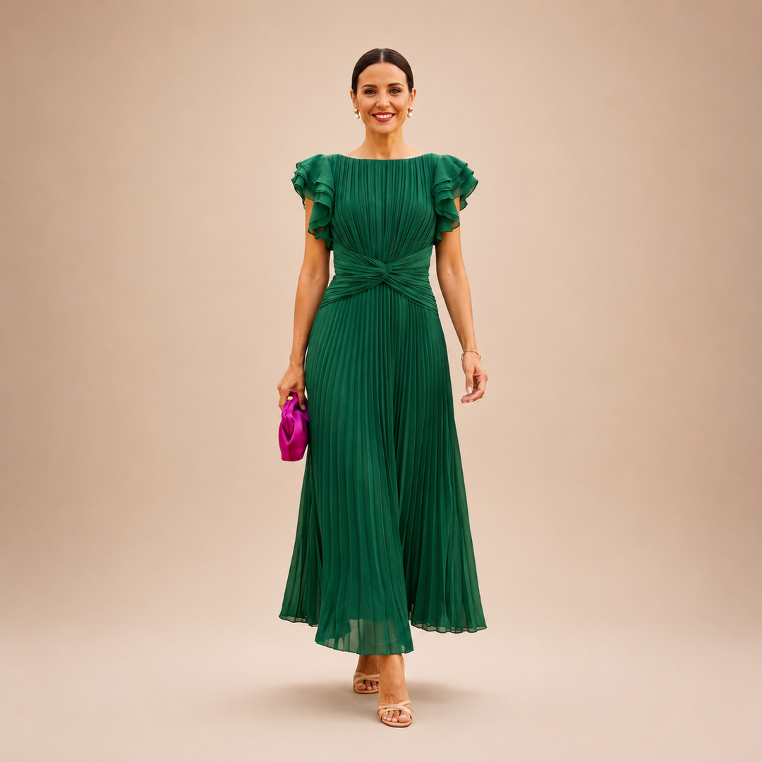 ANNA | PLEATED DRESS