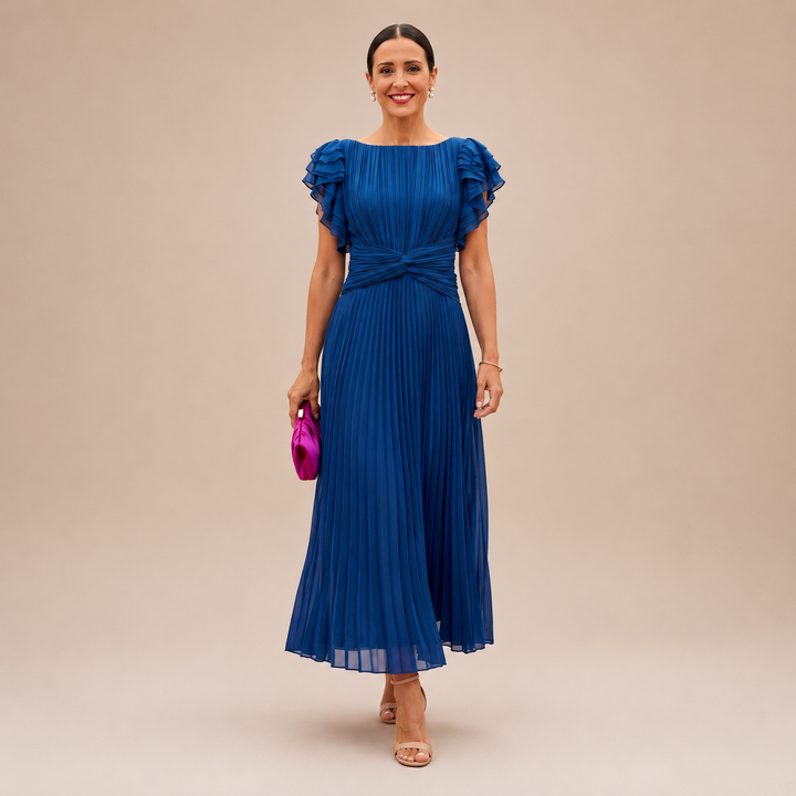 ANNA | PLEATED DRESS