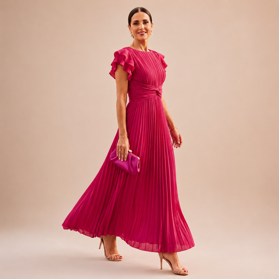 ANNA | PLEATED DRESS