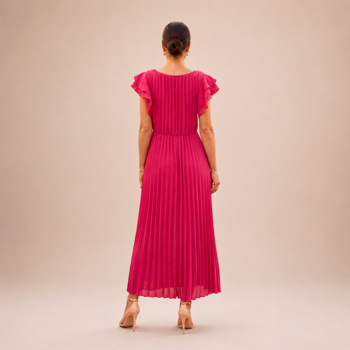 ANNA | PLEATED DRESS