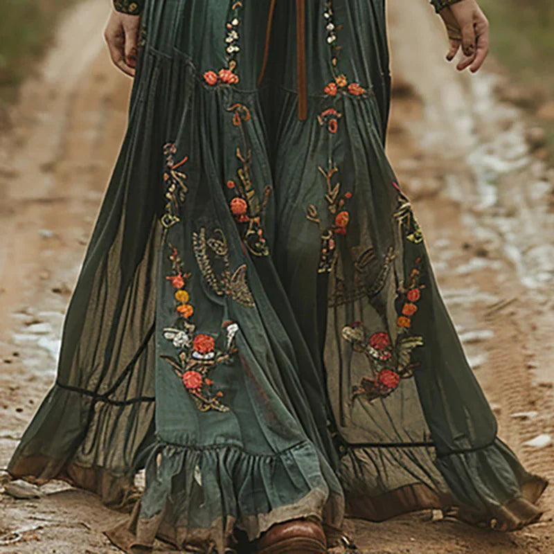 Jessica | Embroidered Bohemian Dress