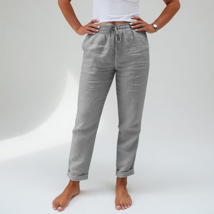 Albertine™ — 100% Cotton Fluid Pants Natural Comfort