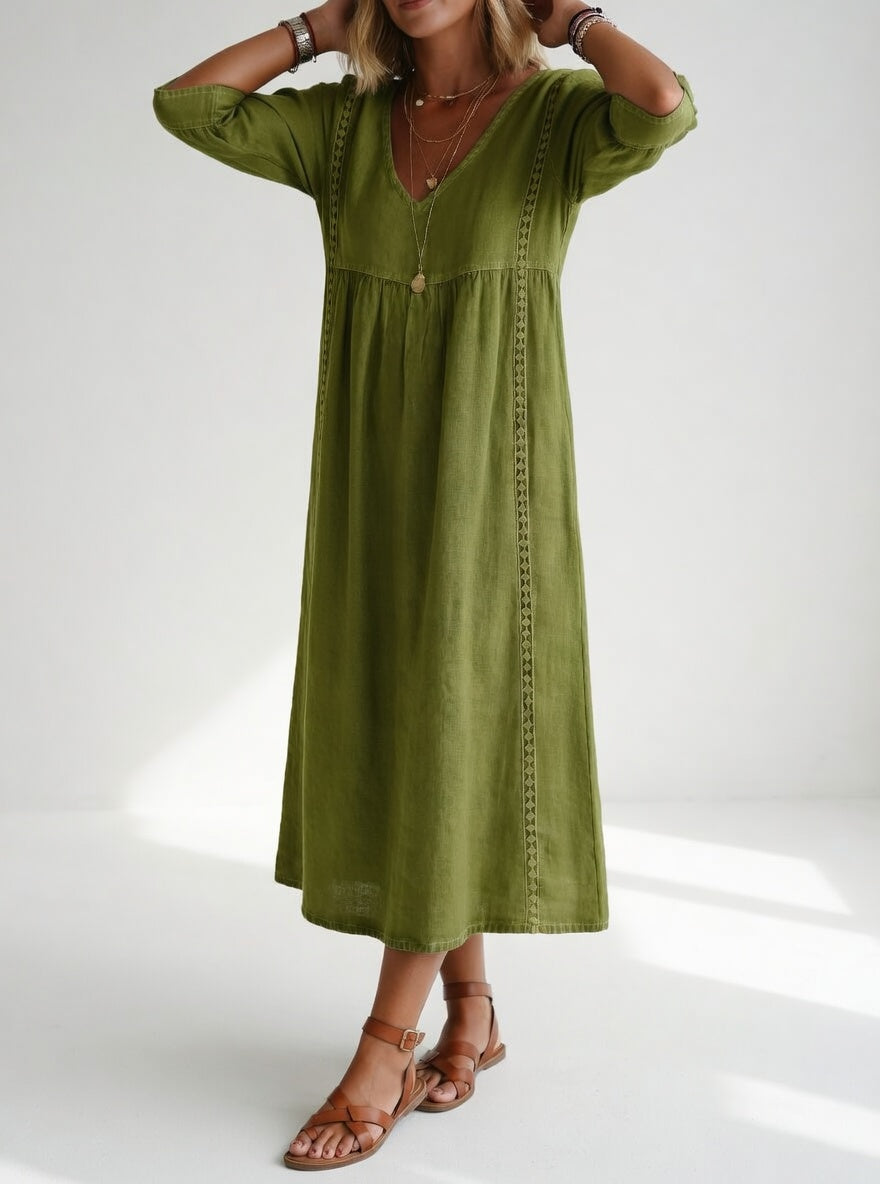 Lioréa™ — Elegant Casual Flowing Midi Dress