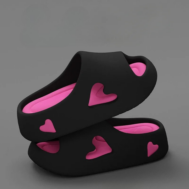 Women's Heavenly Soft Flip Flops with Legendary Heart Shape