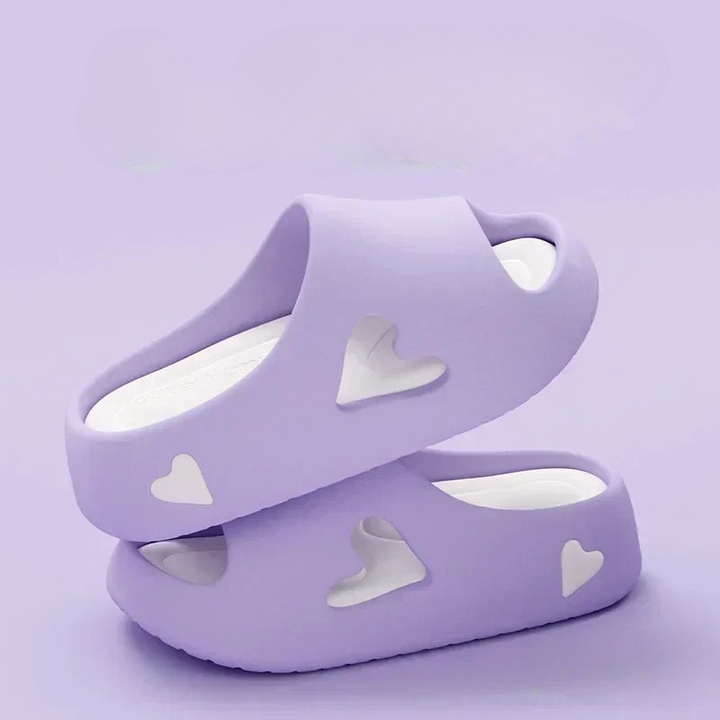 Women's Heavenly Soft Flip Flops with Legendary Heart Shape