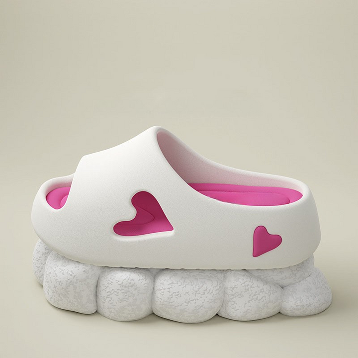 Women's Heavenly Soft Flip Flops with Legendary Heart Shape