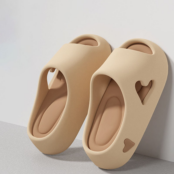 Women's Heavenly Soft Flip Flops with Legendary Heart Shape
