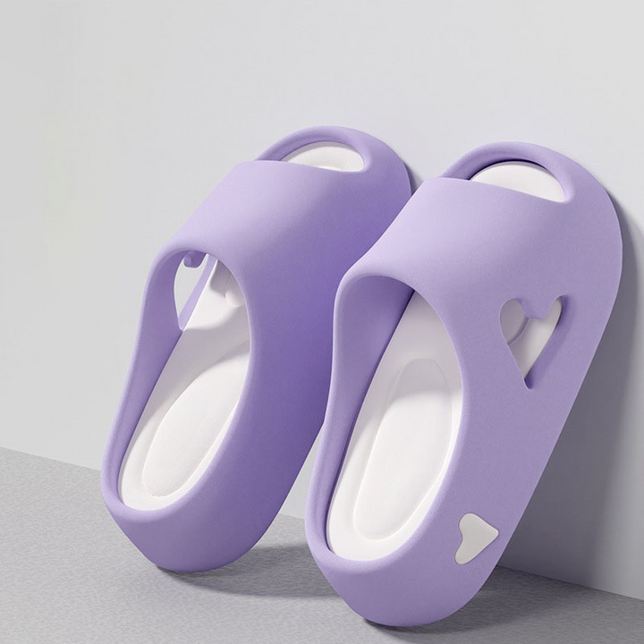 Women's Heavenly Soft Flip Flops with Legendary Heart Shape