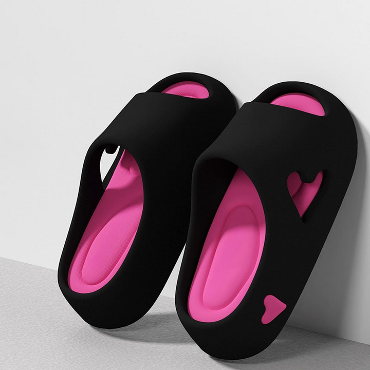 Women's Heavenly Soft Flip Flops with Legendary Heart Shape