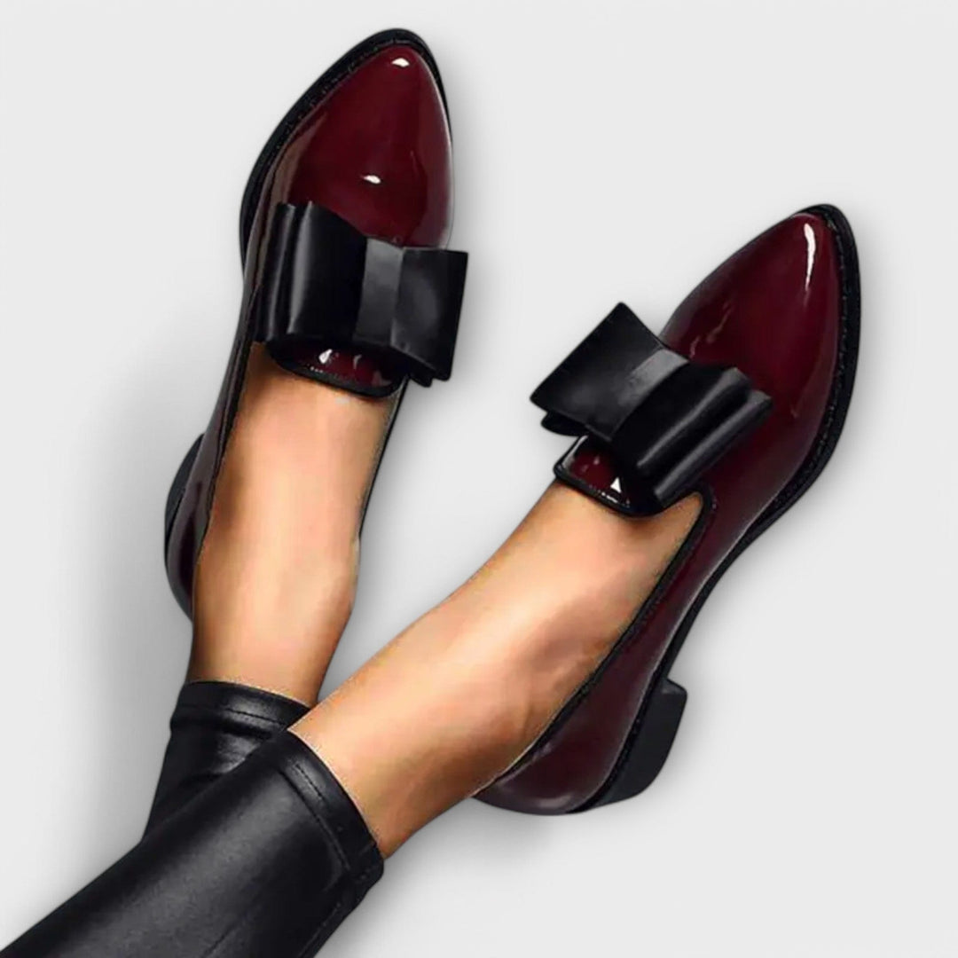 Zaria™ | Elegant Bow Detail Loafer Loafers