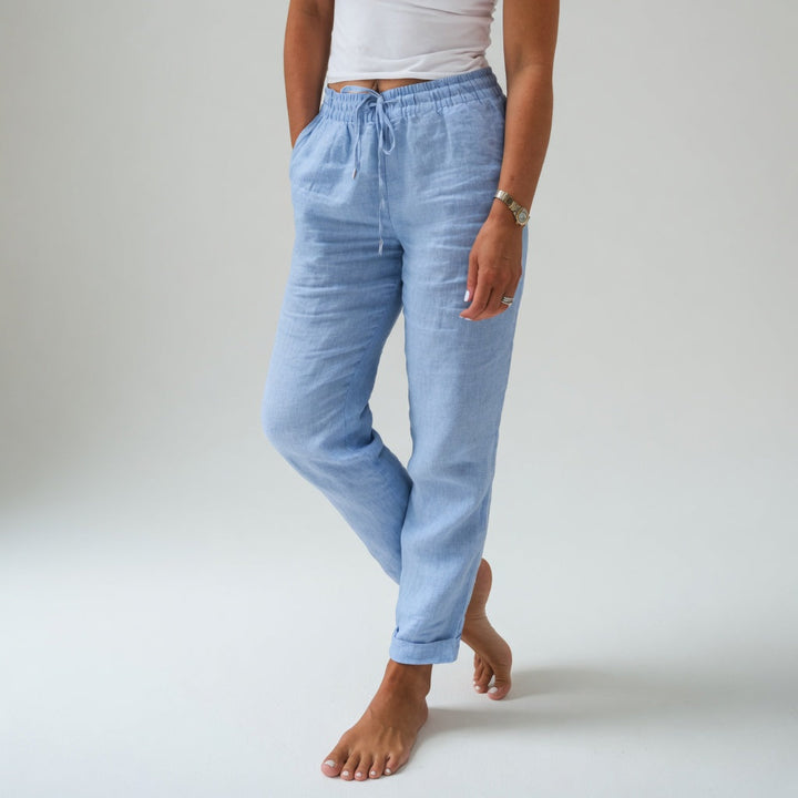 Albertine™ — 100% Cotton Fluid Pants Natural Comfort