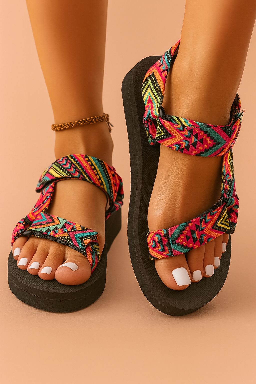Evelyn | Sandals with a colorful strap