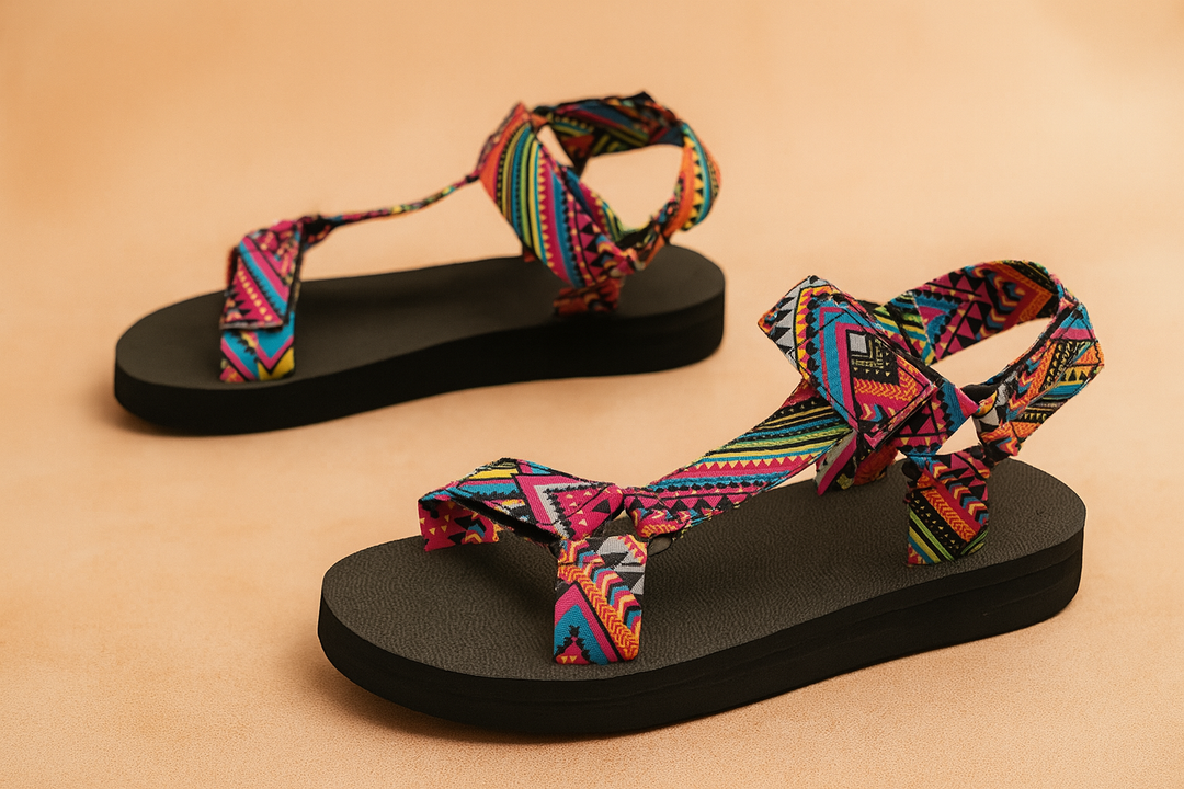 Evelyn | Sandals with a colorful strap