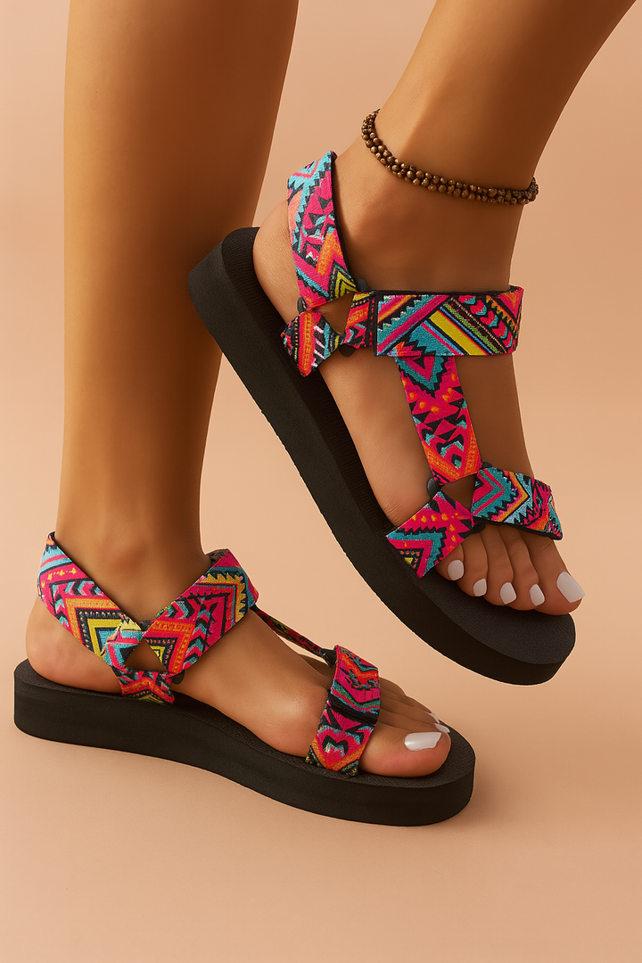 Evelyn | Sandals with a colorful strap