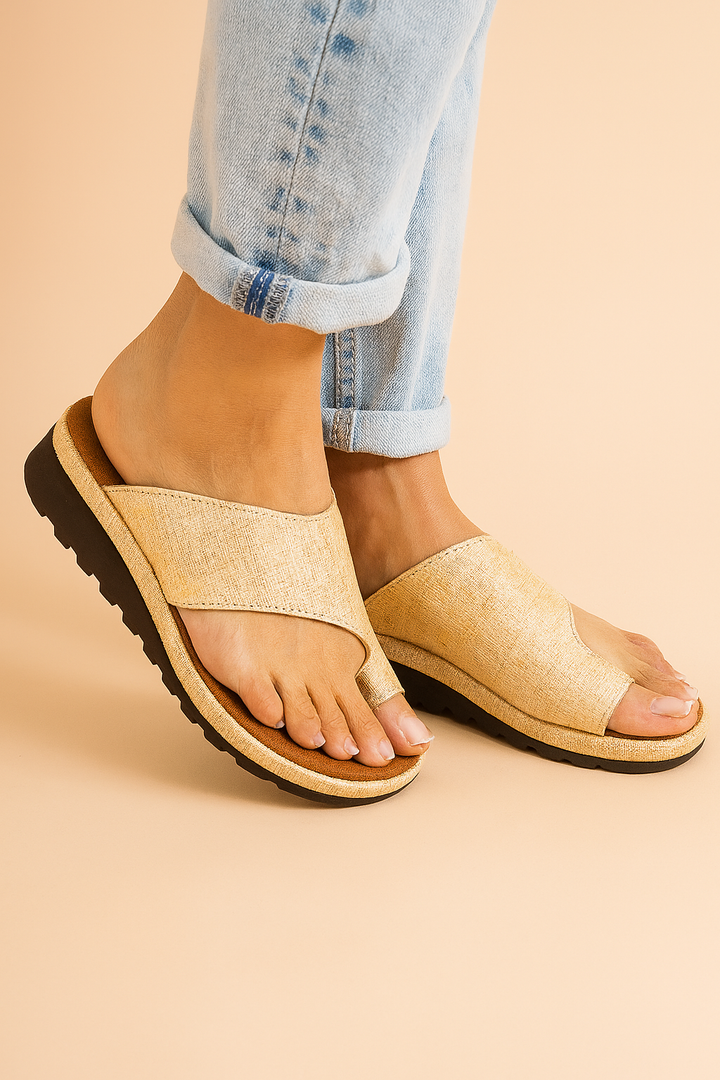 Maricel| Comfortable platform flip-flops