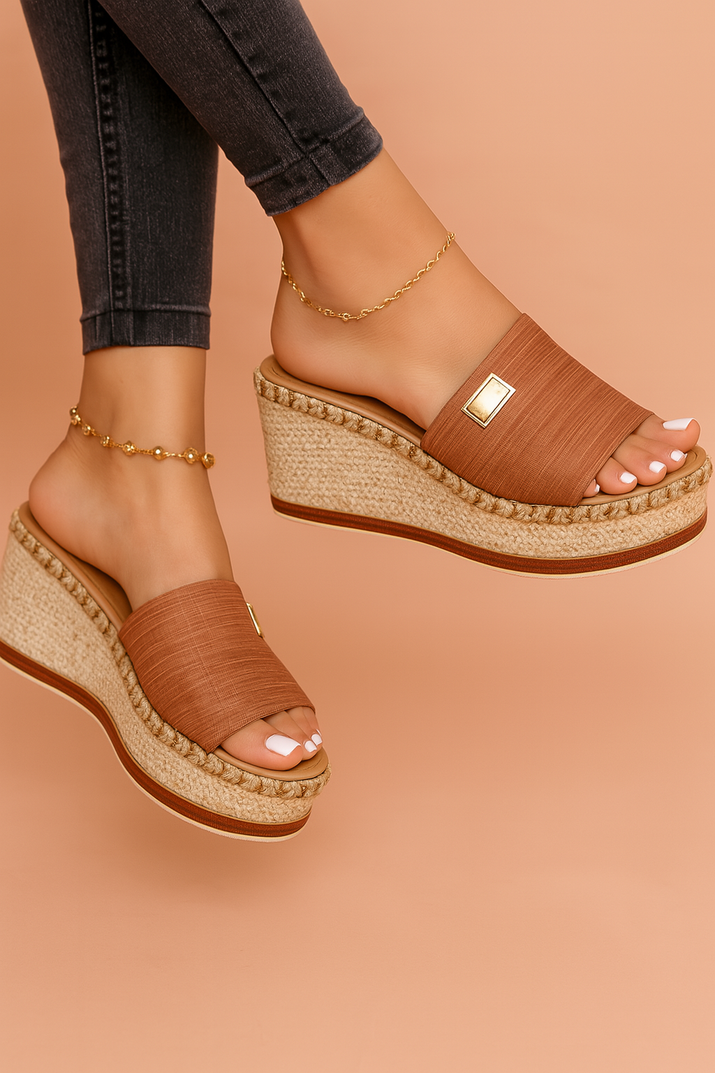 Vanessa | Woven Wedge Sandals