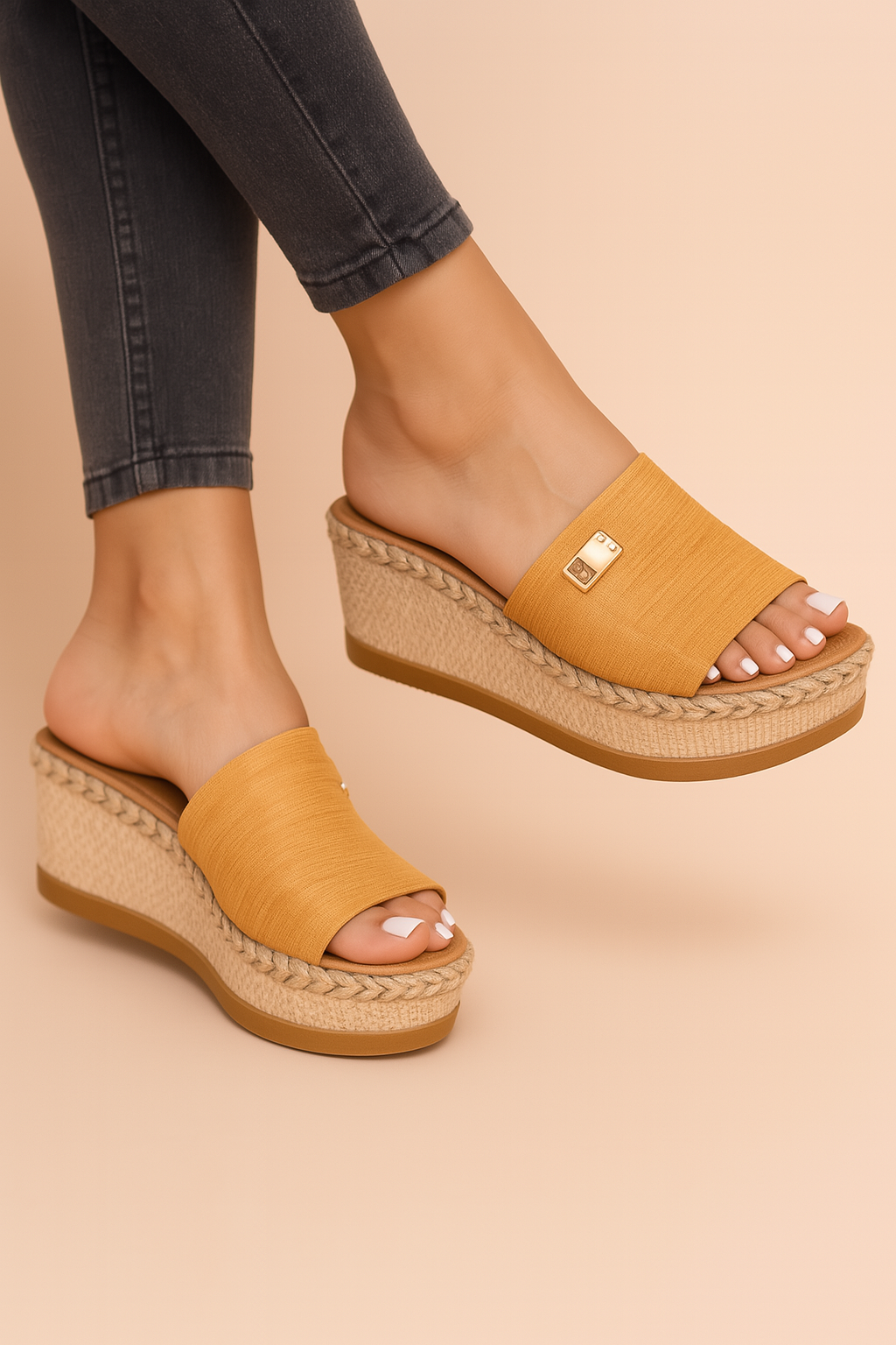 Vanessa | Woven Wedge Sandals