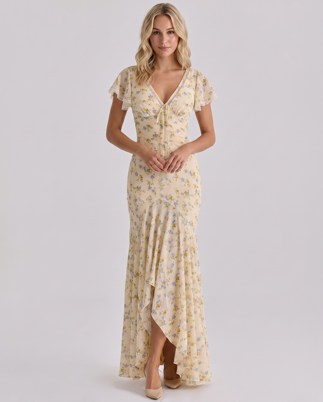 Rosavyn | Floral Print Summer Dress