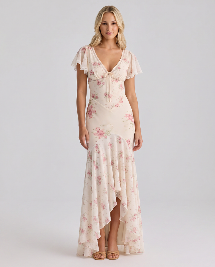 Rosavyn | Floral Print Summer Dress